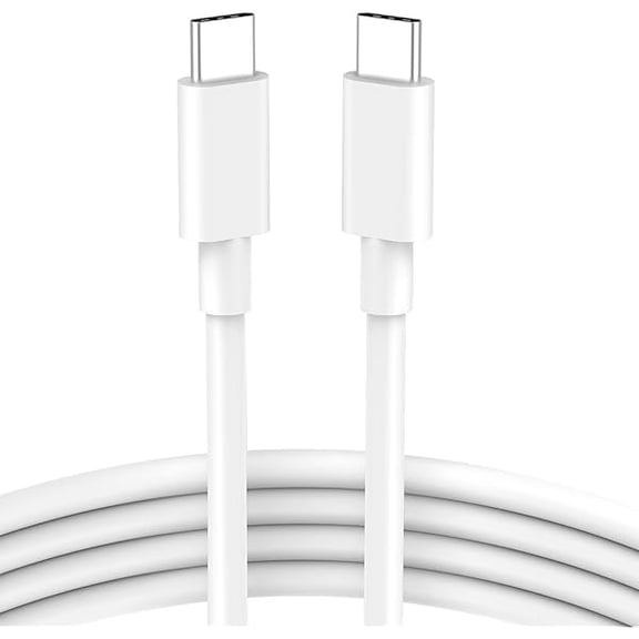 USB C to USB C Cable 100W for MacBook Pro/Air Charger, iPad Pro 13/12.9/11 inch, Air 5/4, Mini 6, iPhone 16/15 Pro Max Plus, Samsung, Type C PPS Fast Charging Cord 6.6FT