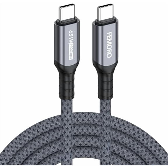 USB C to USB C Data Cable 6ft, 10Gbps Data Transfer 65W Fast Charging | for iPhone 17/16/15 Android Phone iPad External SSD PS5 Xbox Laptop Monitor PC, CarPlay /Android Auto