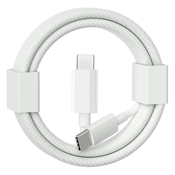 USB-C to USB-C Woven Cable Compatible for AirPods 4, AirPods Pro (2nd Gen), AirPods max 2 (2024) Fast Charging Cable, iPhone SE 4, iPhone 15/16, 15/16 Pro Max, 15/16 Plus Charger Cable Cord 6FT
