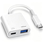 USB C to USB Gen 3.2 Camera Adapter with 100W PD Charging Port | OTG Cable, Compatible with Phone 17/16/15,Pad,Android, USB 3.0 Female, For Flash Drives,Keyboards,Mice,type c headphones