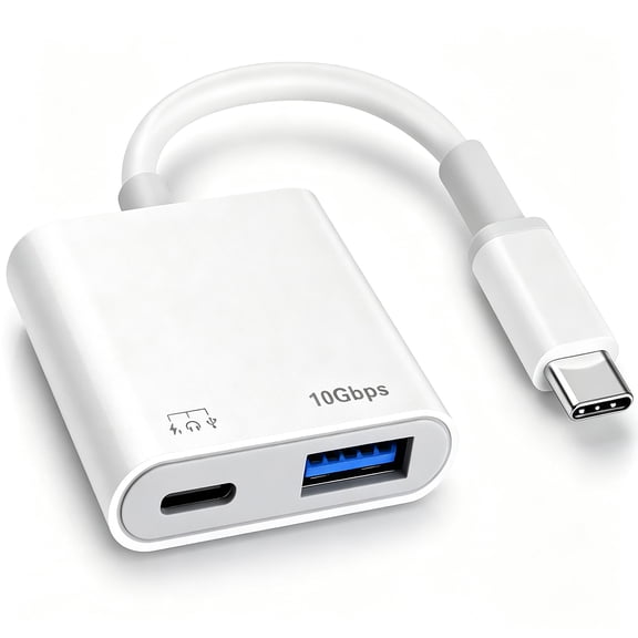 USB C to USB Gen 3.2 Camera Adapter with 100W PD Charging Port | OTG Cable, Compatible with Phone 17/16/15,Pad,Android, USB 3.0 Female, For Flash Drives,Keyboards,Mice,type c headphones