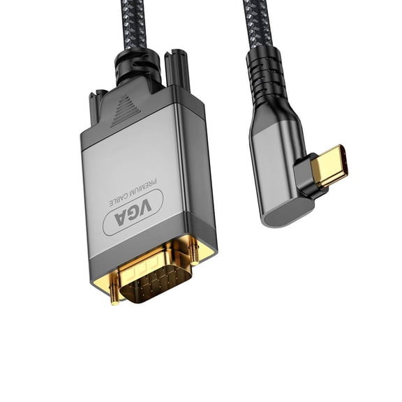 USB C VGA Adapter Cable 1080P Resolution 2meters Long For Instantly Connection Without Driver