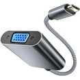 USB C to VGA Adapter for Monitor,TypeC (Thunderbolt 3/4) to VGA Cable