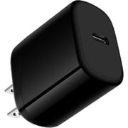 USB C شاحن حائط كتلة ، شاحن FiveBox 20W PD من النوع C كتلة شحن UCB C سريع نوع شاحن توصيل شاحن USB C محول طاقة لبنة ، أسود