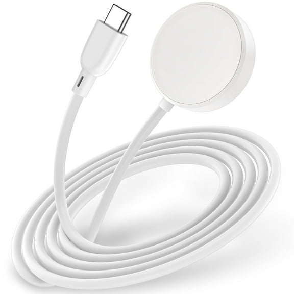 USB C Watch Charger,Type C Watch Charger Fast Charging with 3FT Type C Cable Cord Replacement Wireless Magnetic Watch Charger Pad Charger Dock Samsung Watch Adapter Cable Stand Compatible for Samsung