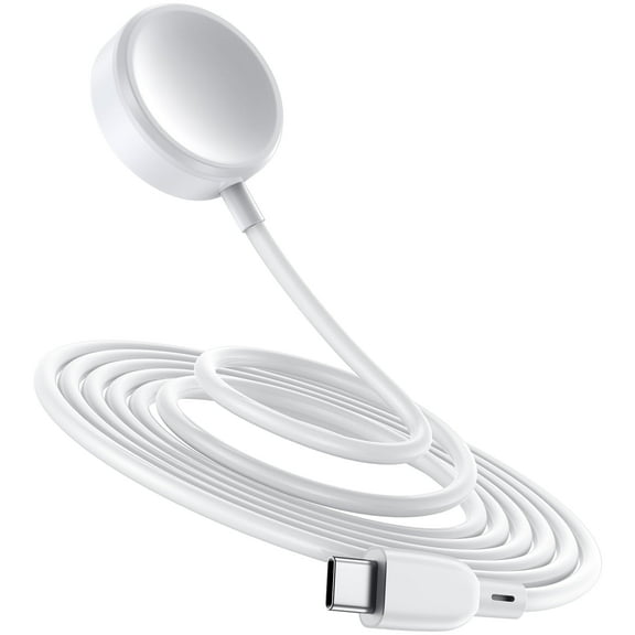 USB C Watch Charger,Type C Watch Charger Fast Charging with 3FT Type C Charger Cable Cord Replacement Wireless Magnetic Watch Charger Pad iWatch Dock Stand Charger Adapter Compatible for iWatch