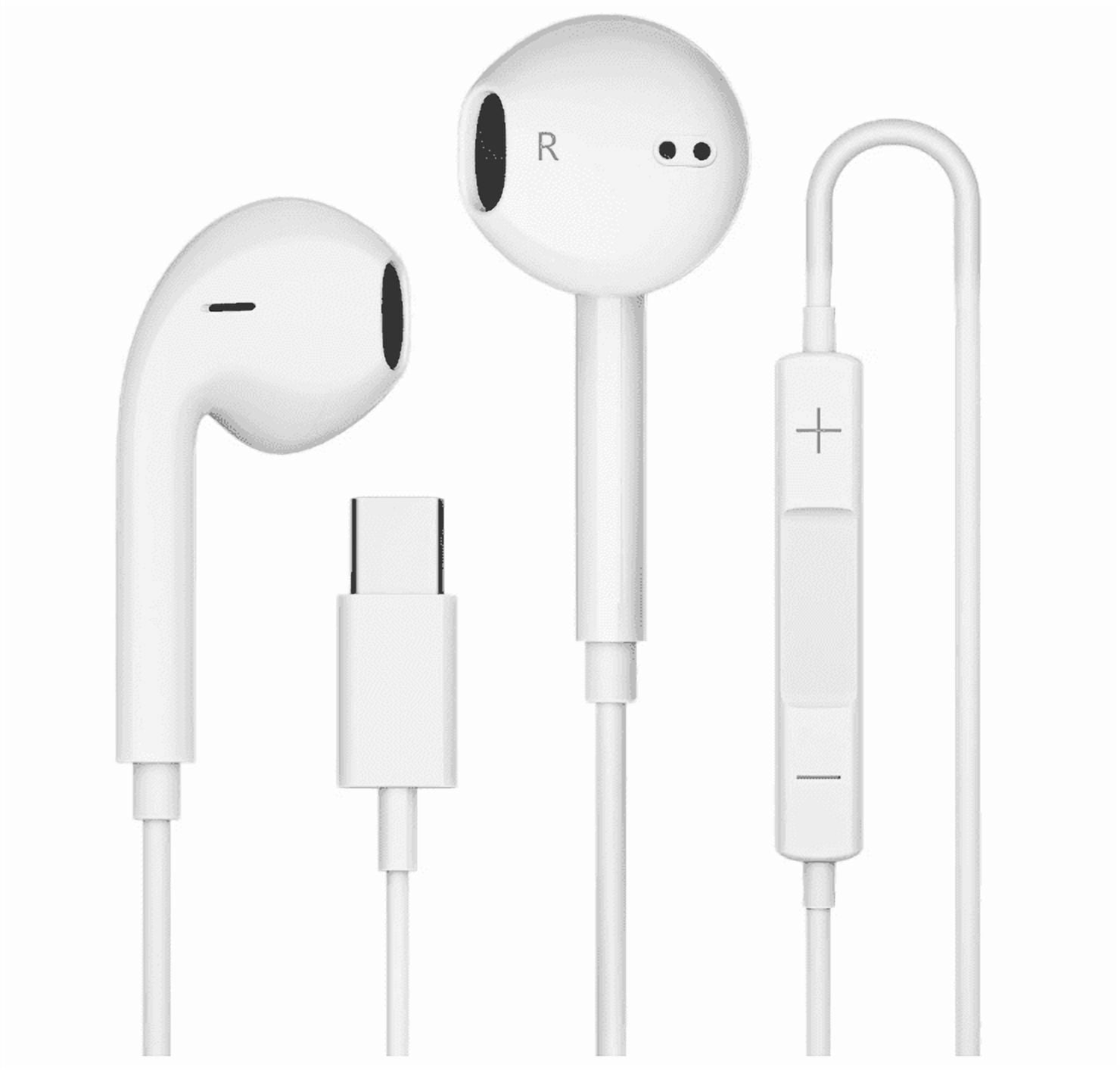 USB-C Wired Earbuds with Microphone, Noise Isolation & Remote Control ...