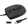 USB C Wired Mouse, Type C Optical Mouse, Portable Silent Comfortable