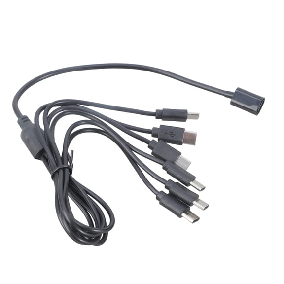 USB C Y Splitter Cable 4/6 Port 5V 3A Charging Cord Wire For Multiple Devices