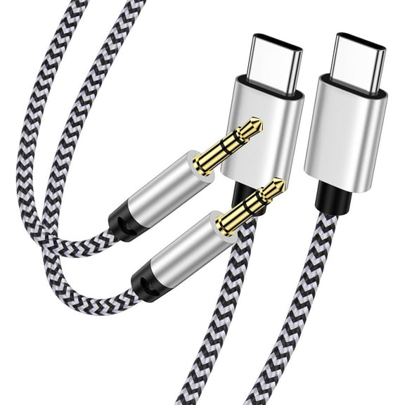 to USB C for iPhone 16e Auxiliary Cable to iPhone 16 3.5mm for iPhone 17/17Air/16 17 Pro/16e/16/17 16 15 Pro Max/16/15/15 Pro//15Plus USB Type C AuxCord Car to USBC to 3.5mm Audio Headphone Jack