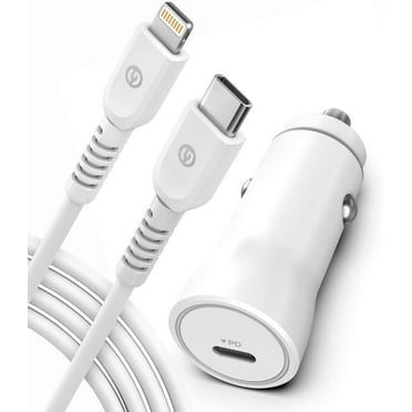 USB C to lighting Car Charger for iPhone 14/13/121[Apple MFi Certified], Innotech 20W PD Car Charger Adapter Fast Charging with 3Ft Lightning to Type C Cable for iPhone 14 13 12 11 Pro