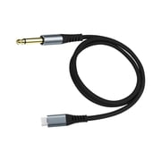 USB C to 1/4inch Auxes Cable,Type C to 6.35mm HIFI Sound Jacks Stereoes Cable