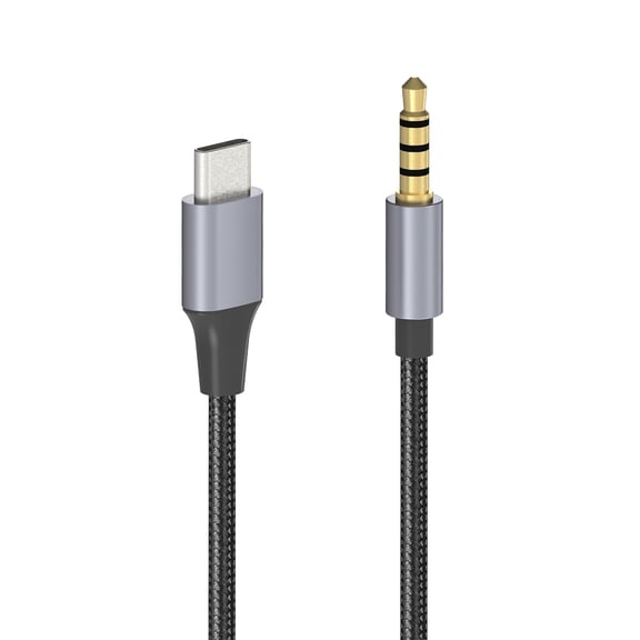 USB C to 3.5mm AUX Cable Noise Reduction Digital Chip AUX Cable Connection Wire Wide Compatibility for Tablets