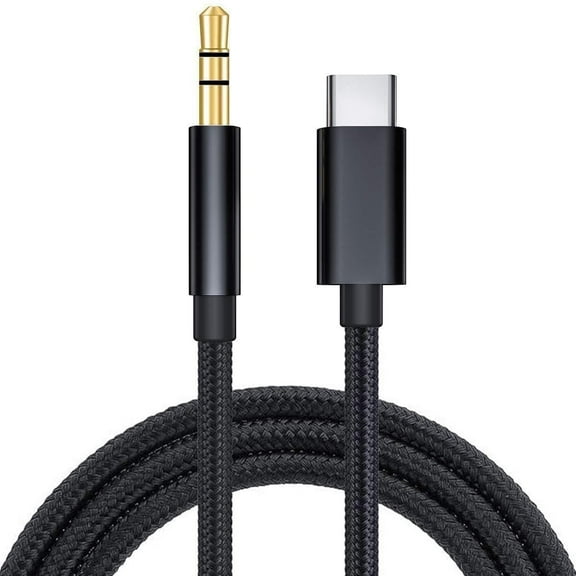USB C to 3.5mm Aux Audio Cable: Headphone Jack Adapter Male Aux Stereo Audio Cable Compatible with iPhone 15 Pro Max Samsung Galaxy S24 S23 Pixel