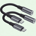 USB C to 3.5mm Headphone Jack Adapter (2 Pack), USB Type C to Aux Audio