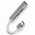 thumbnail image 1 of USB-C to 4-Port USB 3.0 Hub - High-Speed Multiport Splitter for Laptop, MacBook, PC & Tablet, Portable Type-C USB Expander Adapter, 1 of 9