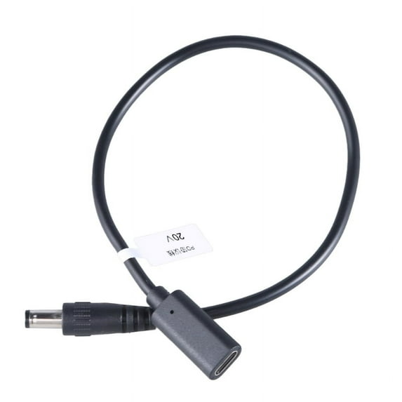 USB C to 5.5x2.5mm Power Cable Female to Male Connector Adapter Cord for Laptops Monitors Routers Supports up to 3A