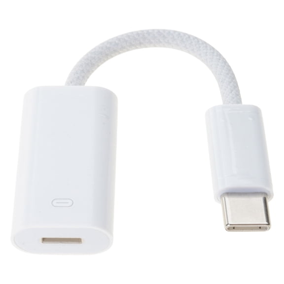 Multifunction USB C to 8Pin Earphone Adapter with Microphones and Volumes Control