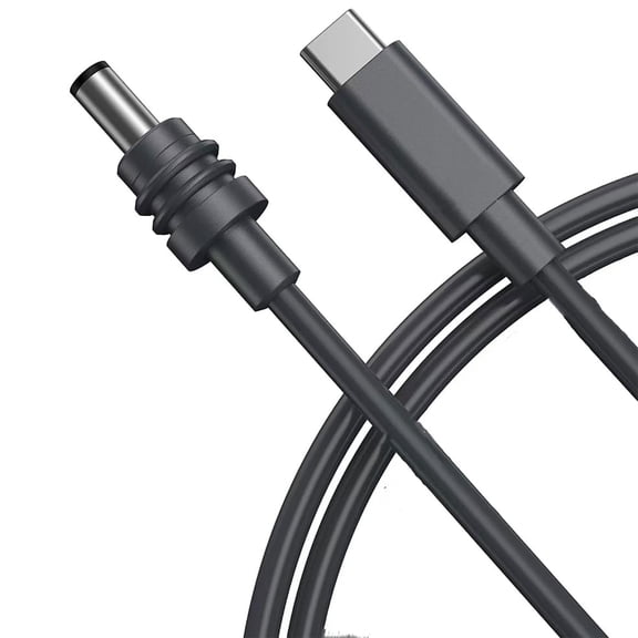 USB C to DC5.5mm Power Connection Cable, 100W USB Type C Input to Waterproof Barrels Charging Cord