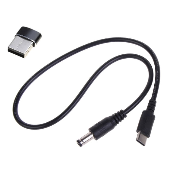 USB C to DC5.5x2.1mm Power Cable for Surveillances Cameras Speakers Power Delivery Cable Multiple Device Compatibility
