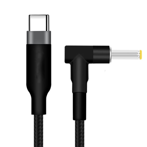 USB C to DC5.5x2.5mm Charging Cable PD100W Fast for Laptops Braided Power Cord