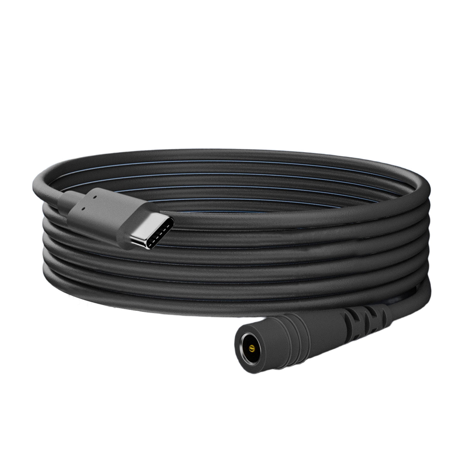 USB C to DC5521 5.5x2.1mm Power Adapter Cable Type C DC5521 Extension Cord for Various Electronic Devices Power Supply