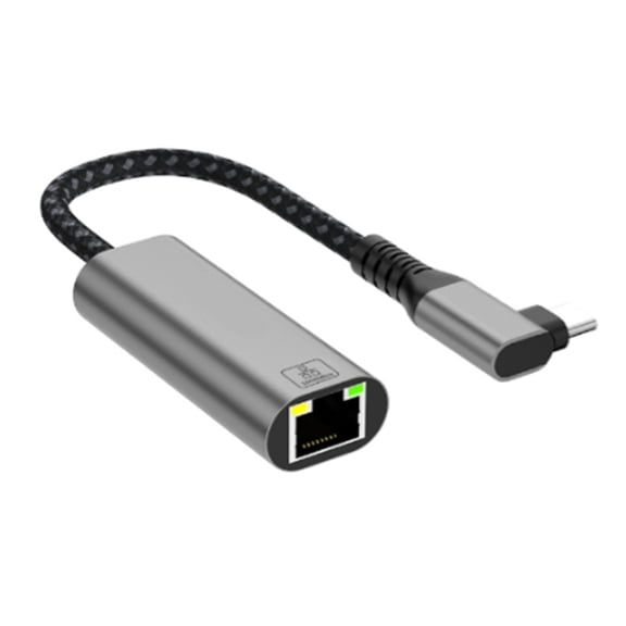 USB C to Ethernet Adapter 1000Mbps Ethernet Adapter USB C to RJ45 LAN Networking