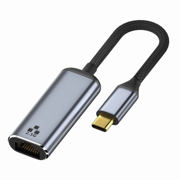 USB C to Ethernet Adapter USB3.1 2.5 Gigabit Networking Card 2500Mbps for Tablet, Laptop Switches Tablets TV box