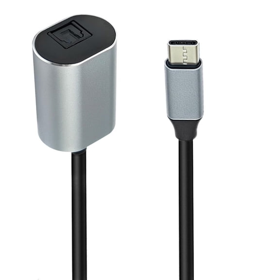 USB C to Fiber Sound Sound Converter Cable SPDIF Female Port Connection