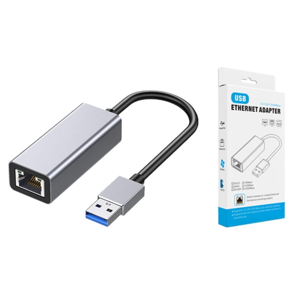 USB C to Gigabit LAN Network Adapter with USB 30 Port for High-Speed Wired Internet Connection