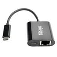 thumbnail image 1 of USB-C to Gigabit Network Adapter with USB-C PD Charging - Thunderbolt 3, Black, 1 of 7