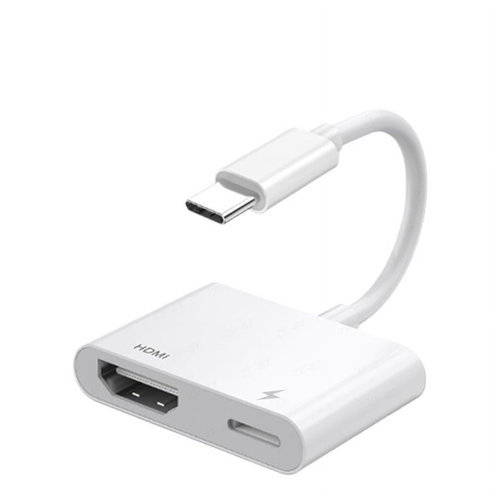 USB C to HDMI Adapter for 4K 1080P Video Audio Sync Screen ,Plug and ...