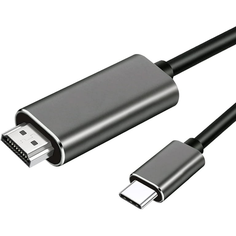 USB C to HDMI Cable 4k 6ft USBC to HDMI Adapter for Monitor HDMI to USB C Connector ChromeBook USB C to HDMI Cord Walmart