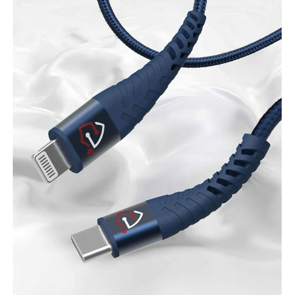 USB-C to Lightning 10 Ft. Fast Charging 18W Cable [Blue]