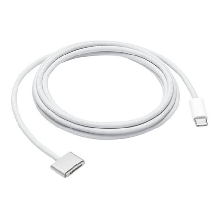 Apple - 6.6' USB-C to MagSafe 3 Charging Cable for MacBook Pro - White