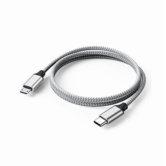 Quyaojz USB C to Micro USB Cable 3.3ft, MicroUSB to USB Type C Braided Male to Male USB-C USBC to Micro USB Cord 1M for Charging & Data Transmission