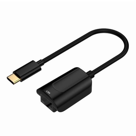 USB-C to RJ45 Gigabit Ethernet Adapter - Plug-and-Play Network Converter for Laptop, Desktop, MacBook & Tablet, Universal Wired LAN Adapter