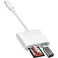 thumbnail image 1 of USB C to SD Card Reader, SD Card Adapter with SD MicroSD USB 3 Ports, USBC Memory Card Reader for iPhone 15 16, iPad, Mac, MacBook Pro/Air, Android and More USB-C/Type C Devices, 1 of 2