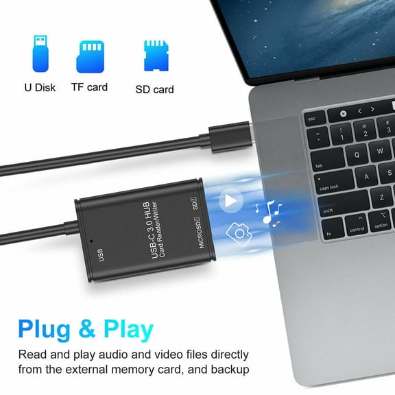USB C to SD Card Reader Writer OTG Adapter Micro Memory Card Reader Card Reader