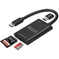 thumbnail image 1 of USB C to SD Card Reader Writer OTG Adapter USB 3.0 Micro SD Memory Card Reader, 1 of 4
