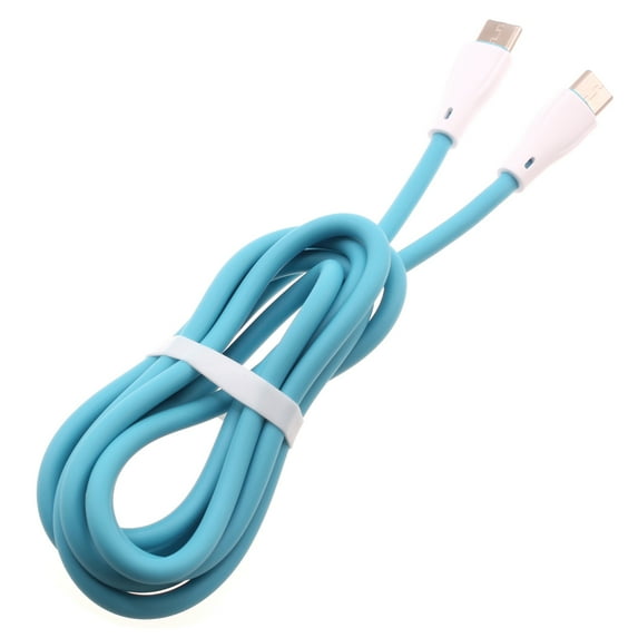 USB-C to Type-C Blue 4ft PD Cable for Motorola One 5G Ace - Fast Charger Cord Power Wire Sync [C-to-C] Compatible With Motorola One 5G Ace