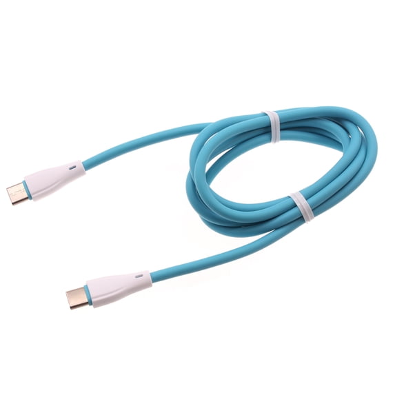 USB-C to Type-C Blue 4ft PD Cable for OnePlus 9, Nord N100/N10 5G, Pro Phones - Fast Charger Cord Power Wire Sync [C-to-C] K4O