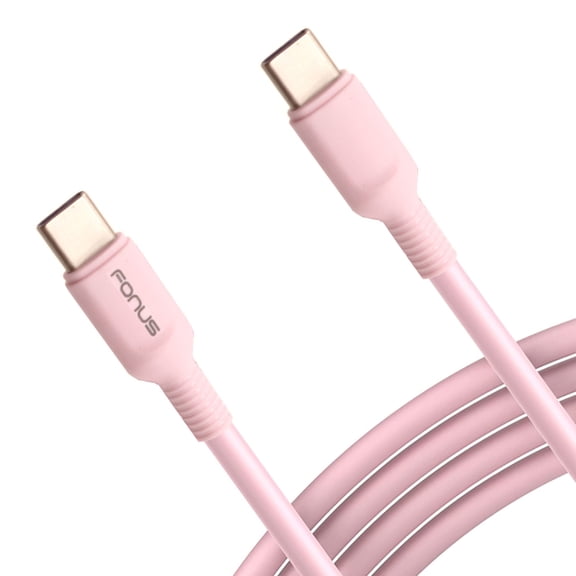 USB-C to Type-C Pink 10ft Long Cable for Cricket Debut Smart/S3/S2/Flex - PD Fast Charger Cord Power Wire Sync