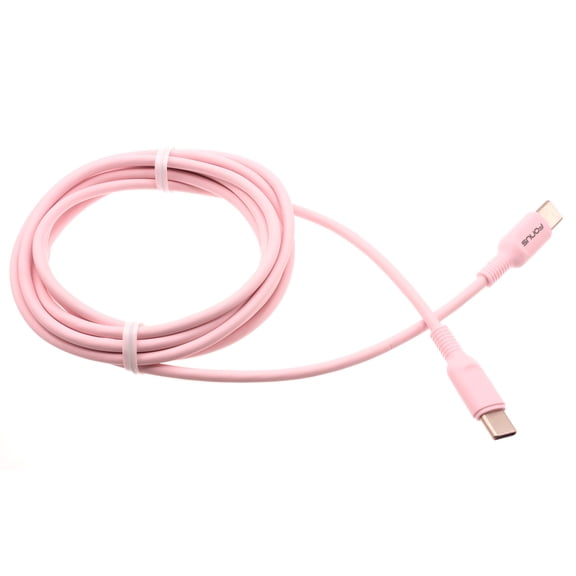 USB-C to Type-C Pink 6ft Long Cable for Google Pixel 6a/6/Pro Phones - PD Fast Charger Cord Power Wire Sync for Google Pixel 6a/6/Pro Models