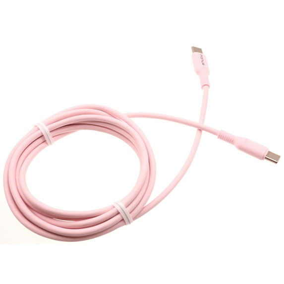 USB-C to Type-C Pink 6ft Long Cable for Samsung Galaxy A05/A04e/A03s - PD Fast Charger Cord Power Wire Sync