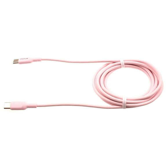 USB-C to Type-C Pink 6ft PD Cable for CAT S62 Phone - Fast Charger Cord Power Wire Sync [C-to-C] B2W