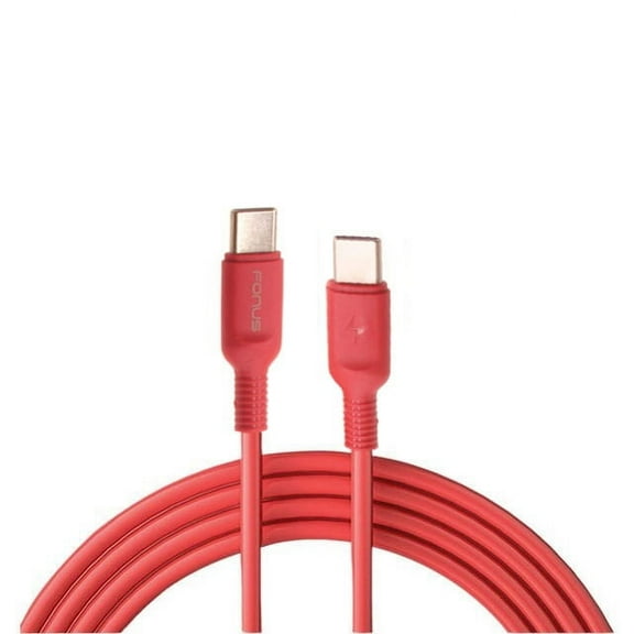 USB-C to Type-C Red 6ft Long Cable Compatible With Amazon Fire HD 10 (9th Gen 2019) - PD Fast Charger Cord Power Wire Sync