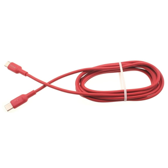 USB-C to Type-C Red 6ft Long Cable for Samsung Galaxy A73 5G,A53 5G,A33 5G,A13 5G,A03s Phones - PD Fast Charger Cord Power Wire Sync