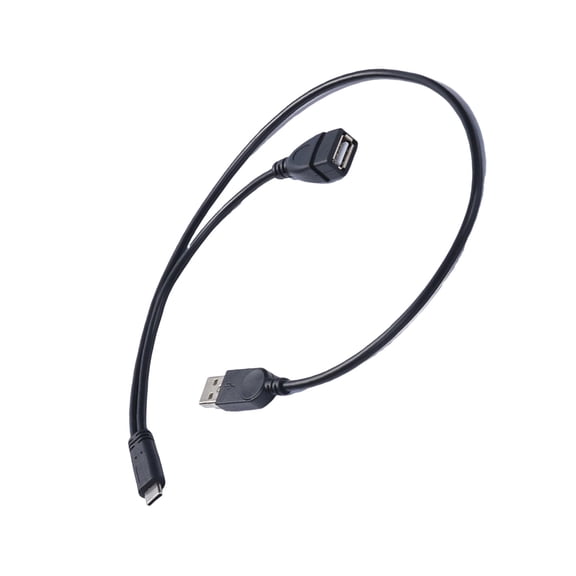 USB C to USB 2.0 Female and Male OTGs Charging Cable 2 Port Hubs Cable Y Splitter for Mobile Devices Allows Connection