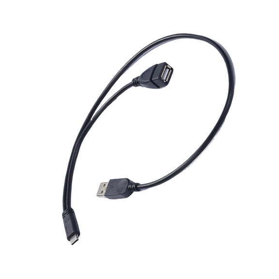 USB C to USB 2.0 Female and Male OTGs Charging Cable 2 Port Hubs Cable Y Splitter for Mobile Devices Allows Connection